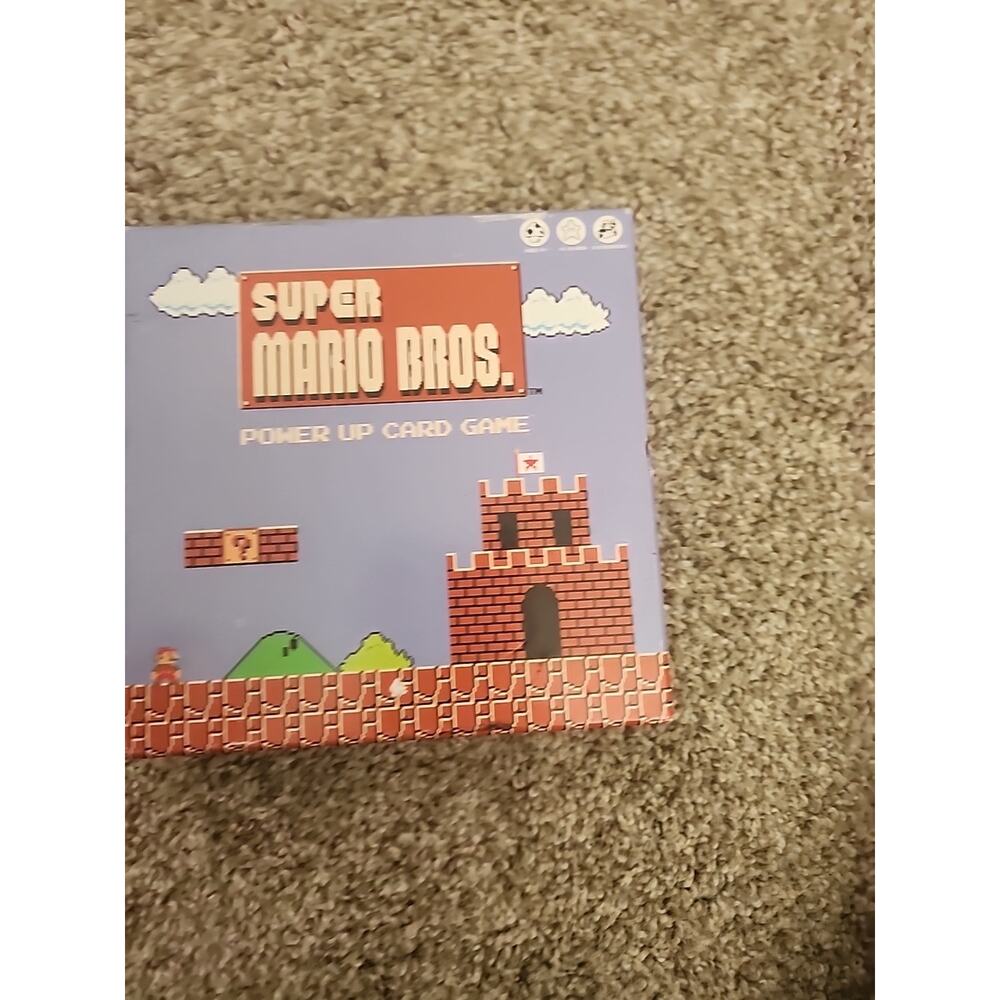 Super Mario Bros Power Up Card Small Box Board Game